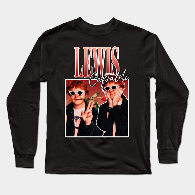 Lewis Capaldi Long Sleeve T-Shirt by TeesBySilvia